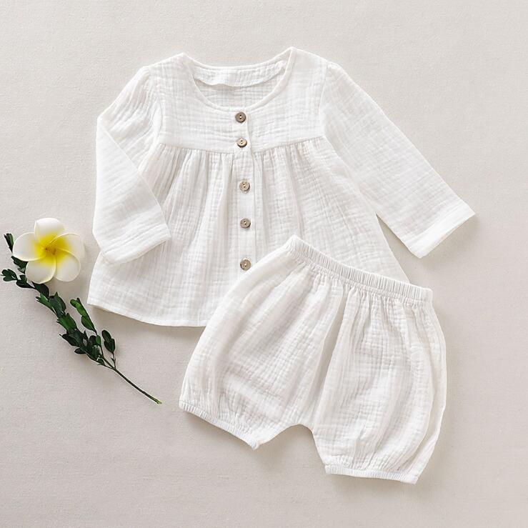 2 Piece linen set beige
