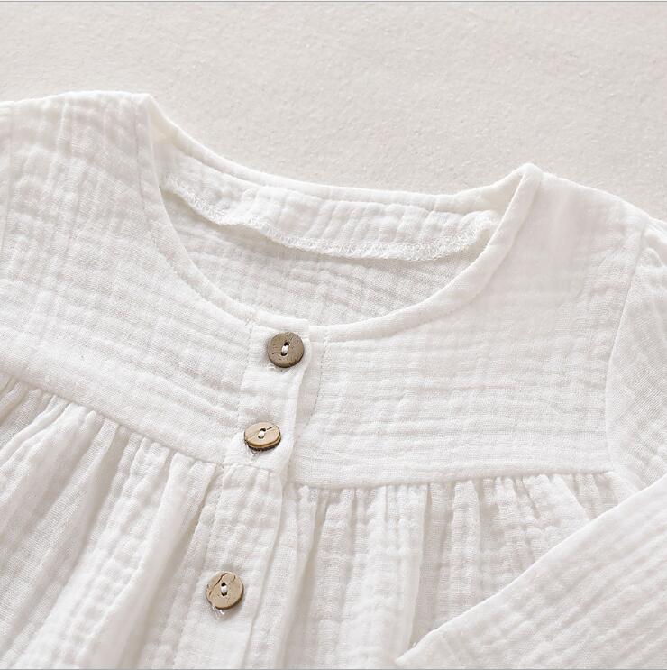 BABY GIFT BOX - Linen 2 Piece set in White