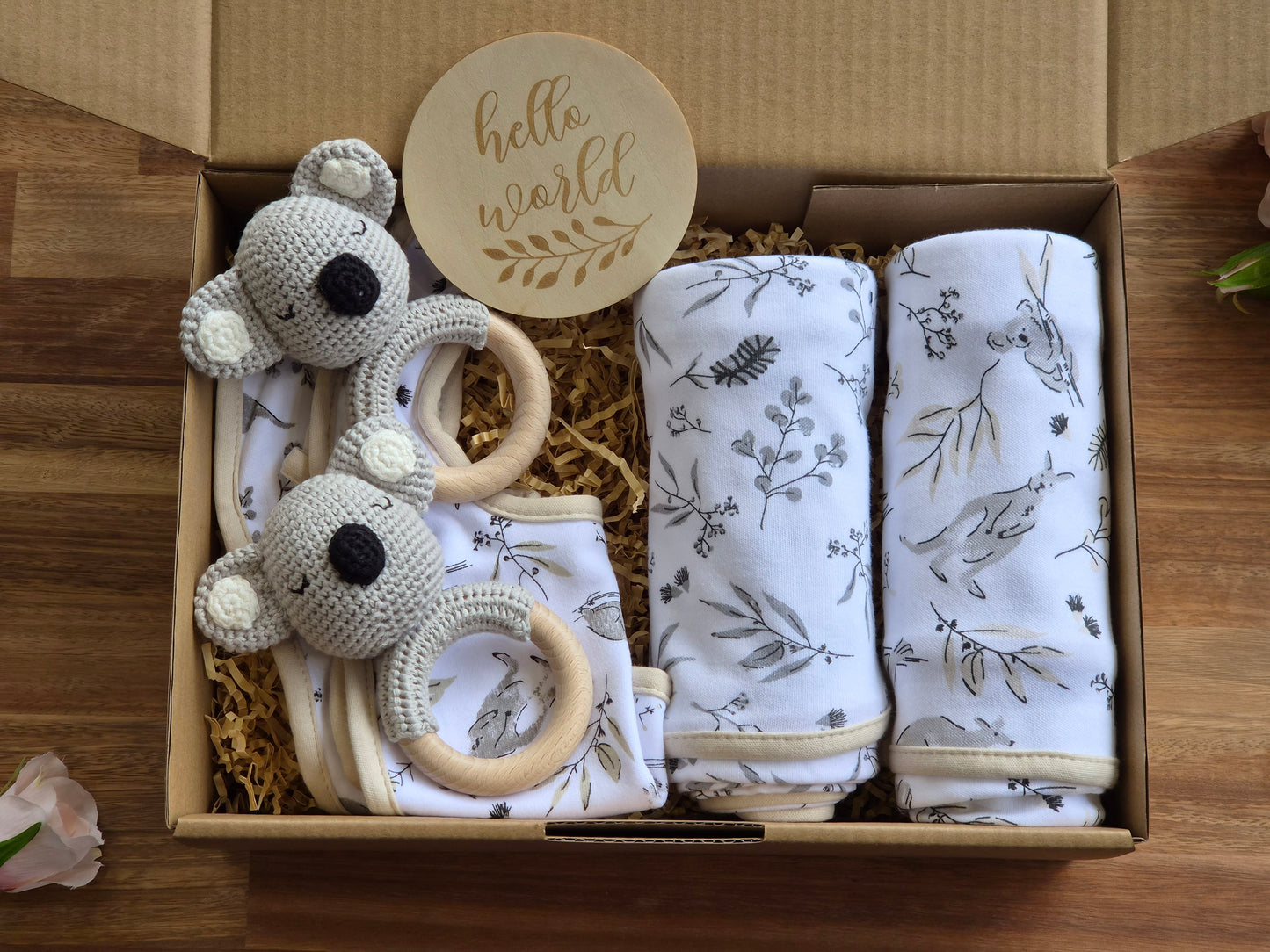 TWIN BABY GIFT BOX - Aussie Animals
