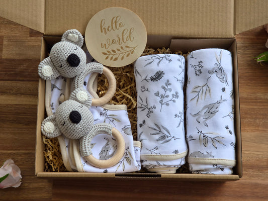 TWIN BABY GIFT BOX - Aussie Animals