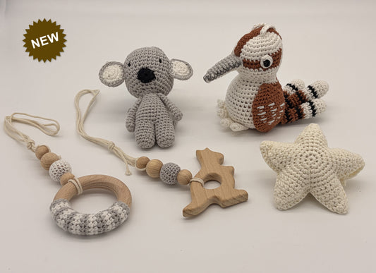 BABY GYM TOYS - Aussie Outback + Kookaburra